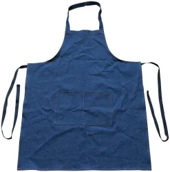 Latzschürze, Jeans, 90x70cm - dunkelblau