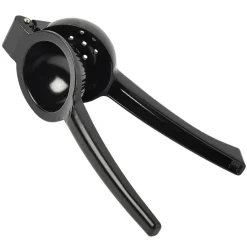 Limetten - und Zitronenpresse, schwarz - Aluminium