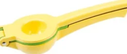 Limetten- und Zitronenpresse, gelb - Aluminium