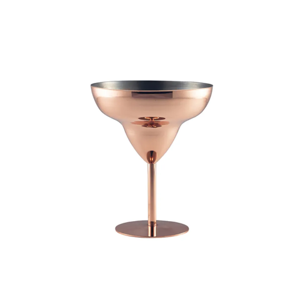 Margaritaglas Edelstahl kupferfarben - 300ml