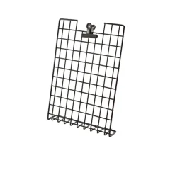 Menühalter A4, Draht - schwarz (32x24cm)