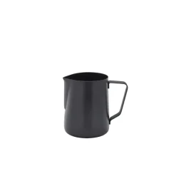 Milchgießer Edelstahl schwarz, antihaft - 340ml