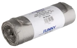 Müllbeutel, HDPE, grau - 30l (1 Rolle á 50 Stk.)