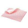 Pergamentpapier / Fettdichtes Papier, Karomuster rot - 25x20cm (1000 Stk.)