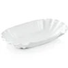 Pommes-Schale Porzellan weiß - 20x11x3cm (6 Stk.)