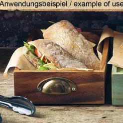 Präsentationsschublade, Akazienholz, 32,5x18,7x7cm (GN 1/3) - natur