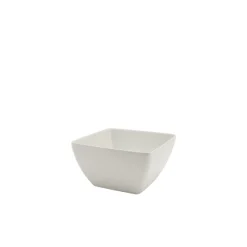 Quadratische Schüssel, Melamin weiß - 2,35l / 19cm