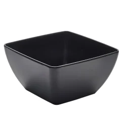 Quadratische Schüssel, Melamin schwarz - 2,35l / 19cm