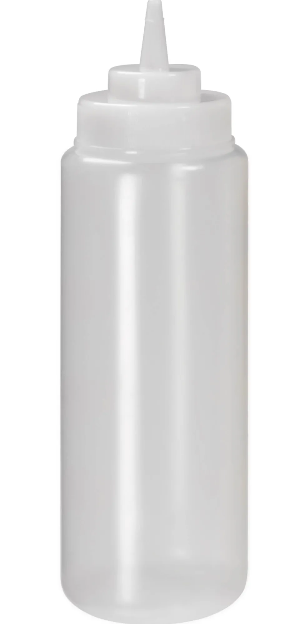 Quetschflasche, große Öffnung, 950ml - transparent