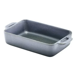 Rechteckige Schale Forge Steingut graphitgrau – 16 x 10,5 x 4 cm (6 Stk.)