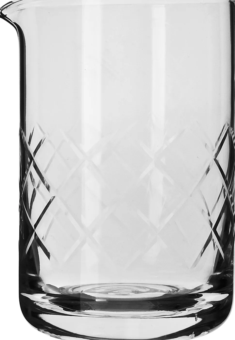 Rührglas Diamant-Schliff, nahtlos mit Ausgusslippe, Prime Bar - ca. 600ml