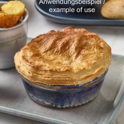 Runde Kuchenform Terra Aqua Blue – 13,6 cm (6 Stk.)