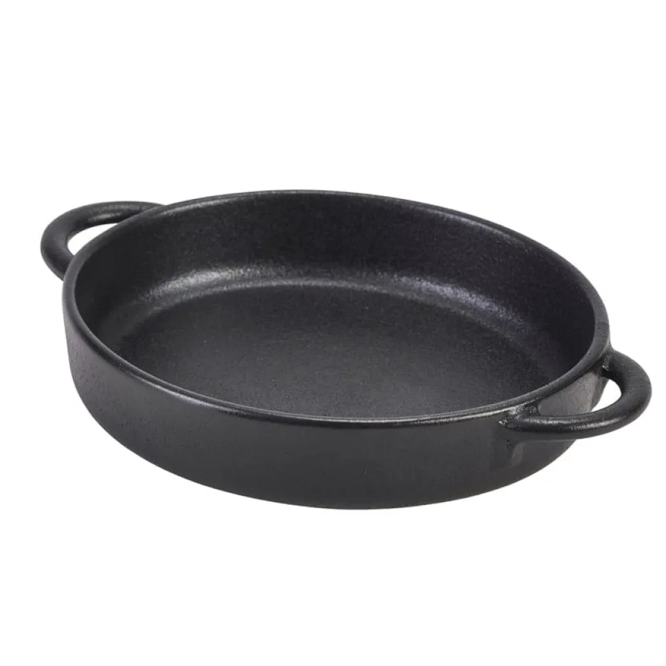 Runde Schale Forge Steingut Gusseisen-Optik – 14,5 x 13 x 3 cm (6 Stk.)