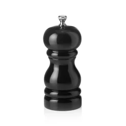 Salzmühle Gummibaumholz schwarz - 11cm