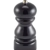 Salz-/Pfeffer-Mühle, Acryl, Keramik-Mahlwerk, 12,7x5,3cm - schwarz