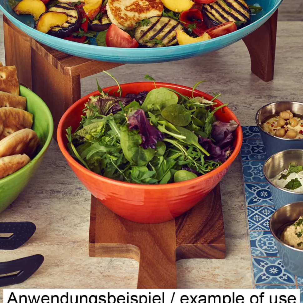 Schüssel Casablanca, Melamin, orange glasiert - 1,6l / 20,5cm