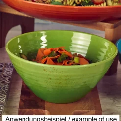 Schüssel Casablanca, Melamin, hellgrün glasiert - 1,6l / 20,5cm