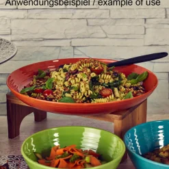 Schüssel Casablanca, Melamin, orange glasiert - 3,5l / 38cm