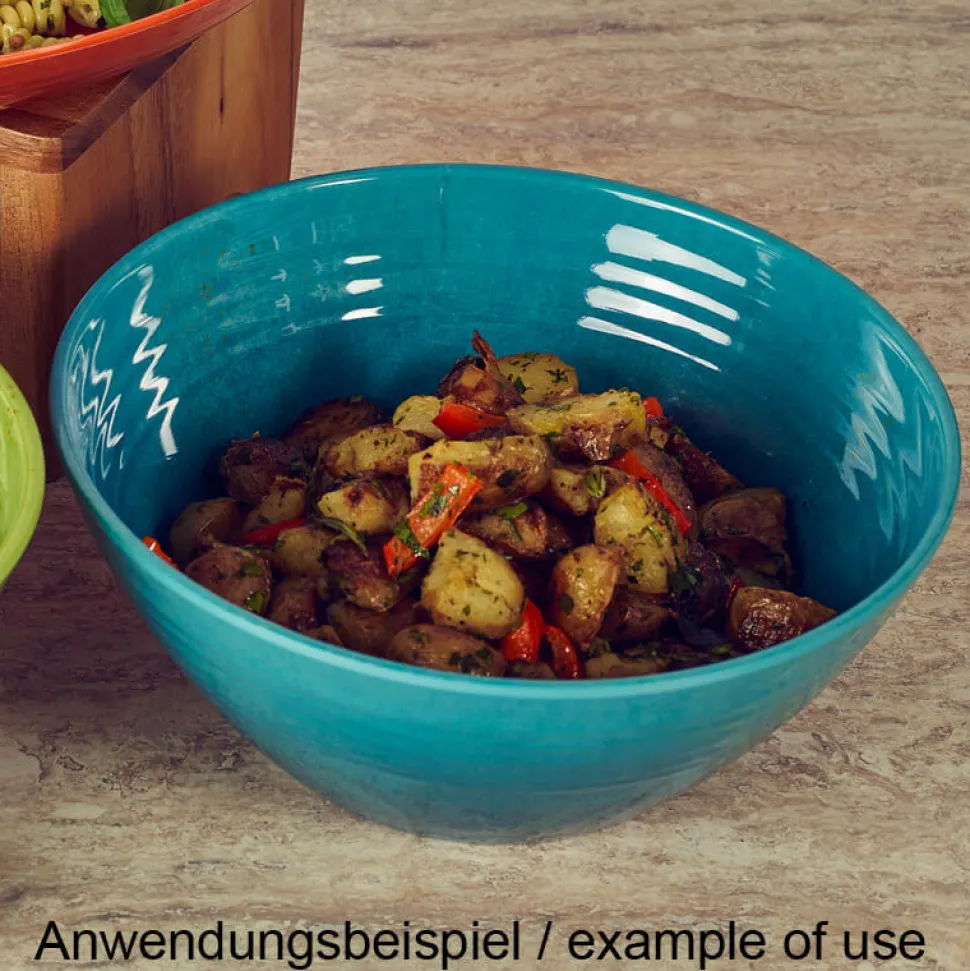 Schüssel Casablanca, Melamin, hellblau glasiert - 2,6l / 24,5cm