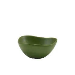 Schüssel, dreieckig, Melamin, grün - 70ml / 7,5cm (24 Stk.)