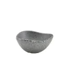 Schüssel, dreieckig, Melamin, Granitoptik grau - 100ml / 8,5cm (24 Stk.)