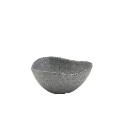 Schüssel, dreieckig, Melamin, Granitoptik grau - 70ml / 7,5cm (24 Stk.)