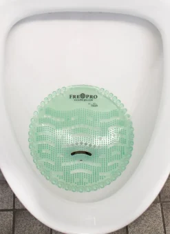 Schutzsieb für Urinale, grün - Duft: Gurke-Melone (2 Stk.)