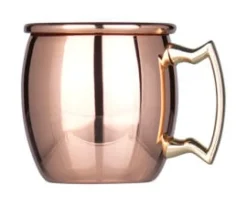 Shotglas / Mini Moscow Mule Becher, Edelstahl kupferfarben - ca. 60ml