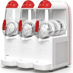 Slusheis Maschine Granitor® NG Easy 10-3 white R290 wassergekühlt, 3 x 10 Liter Behälter