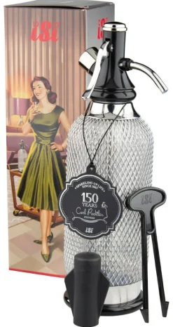 Soda Siphon Classic, mit Netz, iSi - 1l