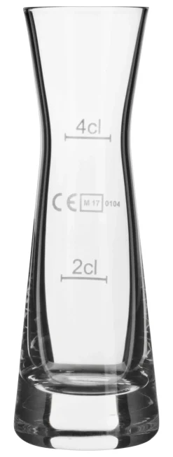 Spirituosenkaraffe/ Barmaß Belfesta, Zwiesel Glas - 60ml, 2+4cl Eiche