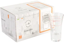 Stamper Dublino - 57ml, 2+4cl geeicht (6 Stk.)