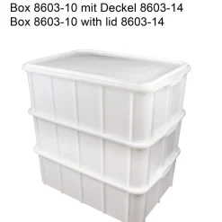 Stapel- und Transportbehälter Classic weiß - 660x450x220mm (50l)