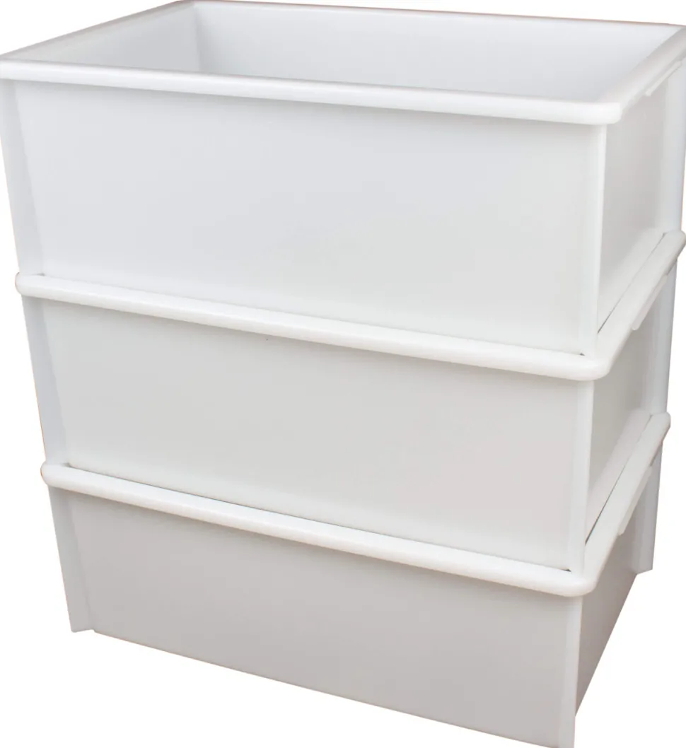 Stapel- und Transportbehälter Classic weiß - 580x360x215mm (35l)