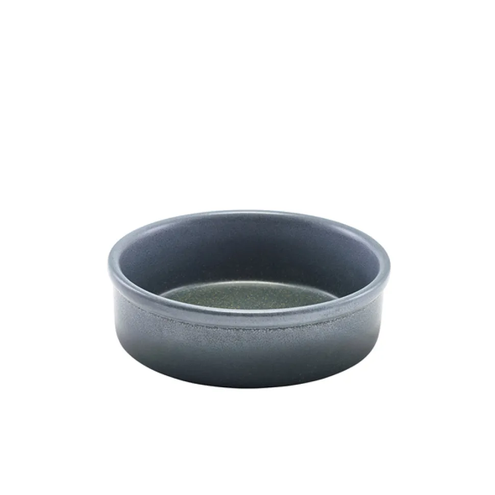 Tapas-Schale Forge Steingut graphitgrau – 14,5 cm (6 Stk.)