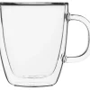 Tee Glas mit Henkel, doppelwandig, Enjoy - 0,36l