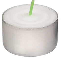 Teelichter, Gies, 8 Std., 25x39mm - weiß (250 Stk.)