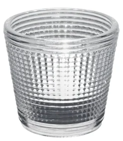 Teelichthalter, konisch - transparent