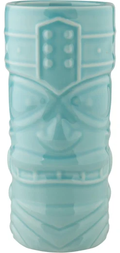 Tiki Becher Face, blau - 400ml