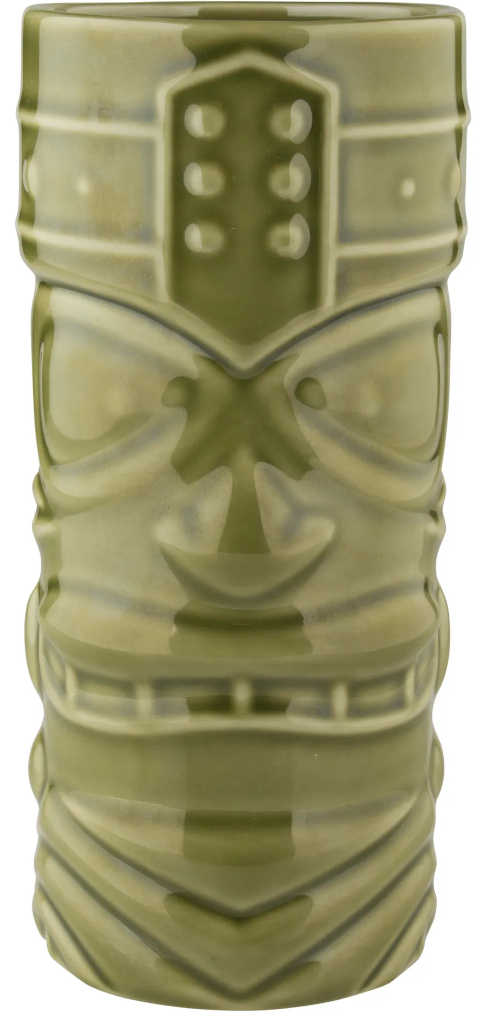 Tiki Becher Face, grün - 400ml
