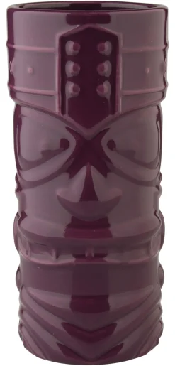 Tiki Becher Face, purple - 400ml