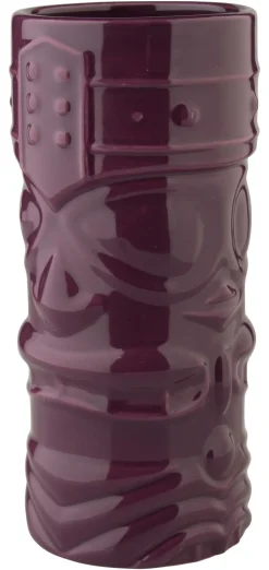 Tiki Becher Face, purple - 400ml
