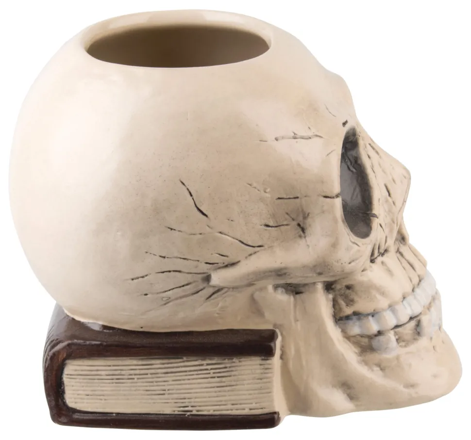 Tiki Becher Totenkopf mit Buch - 700ml