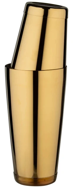 Tin on Tin Shaker mit Bodenkappe, Prime Bar - goldfarben (850ml)