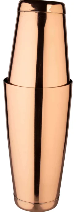 Tin on Tin Shaker mit Bodenkappe, Prime Bar - kupferfarben (850ml)
