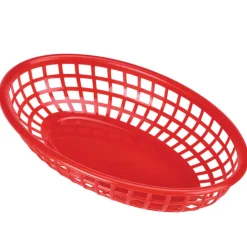 Tischkorb / Fast-Food-Korb, PP, 23,5x15,4cm - rot (6 Stk.)