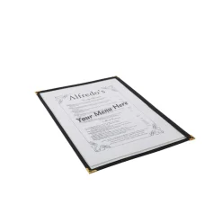 Transparenter Menühalter, American Style, A4 - 1 Blatt / 2-seitig