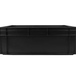 Transportkiste Euronorm schwarz - 60x40x22cm