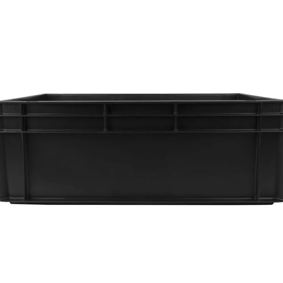 Transportkiste Euronorm schwarz - 60x40x22cm
