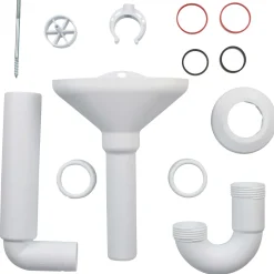 Trichtersiphon DN50 PP weis